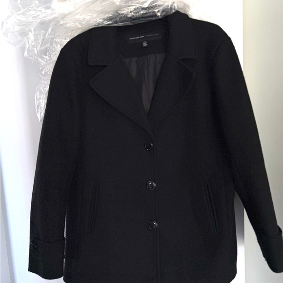 Marc New York Jackets & Blazers - Black Wool Pea Coat by Marc New York Women's Size Large